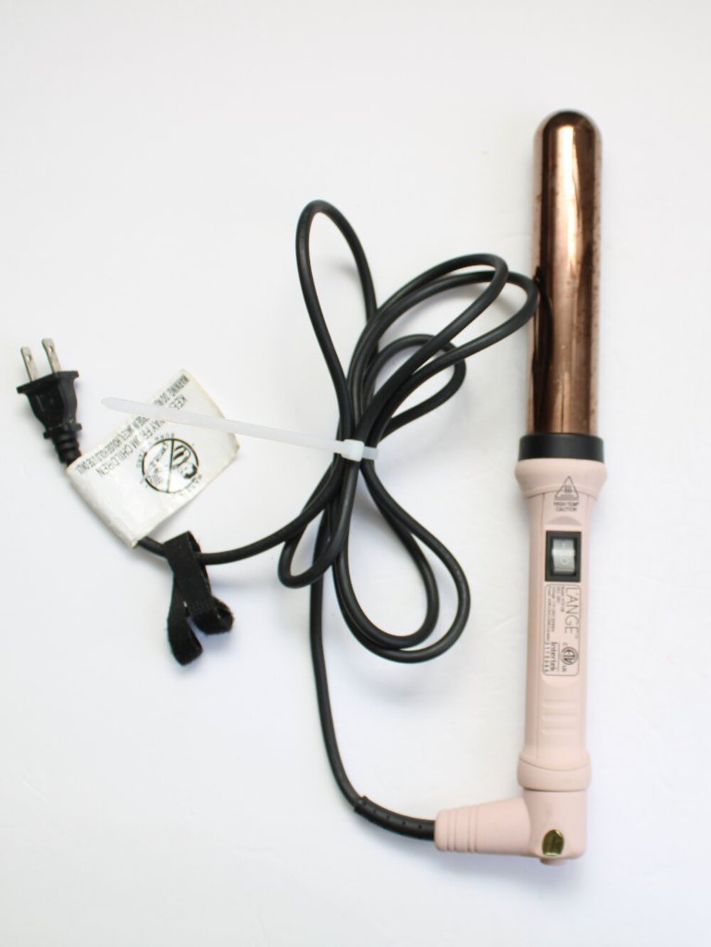 L'ange HAIR Ondulé Titanium Curling Wand Pink Model HT015B